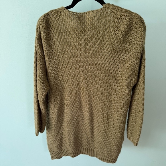 Wishlist Green Cable Knit Cardigan Sweater - Picture 6 of 6